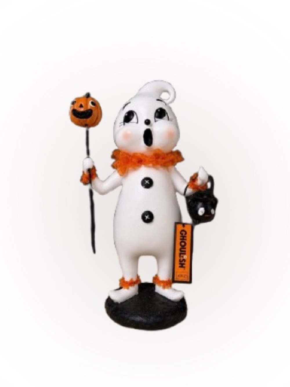 NWT. GHOULISH White Ghost Figurine